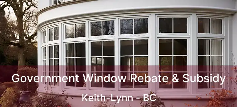  Government Window Rebate & Subsidy Keith-Lynn - BC